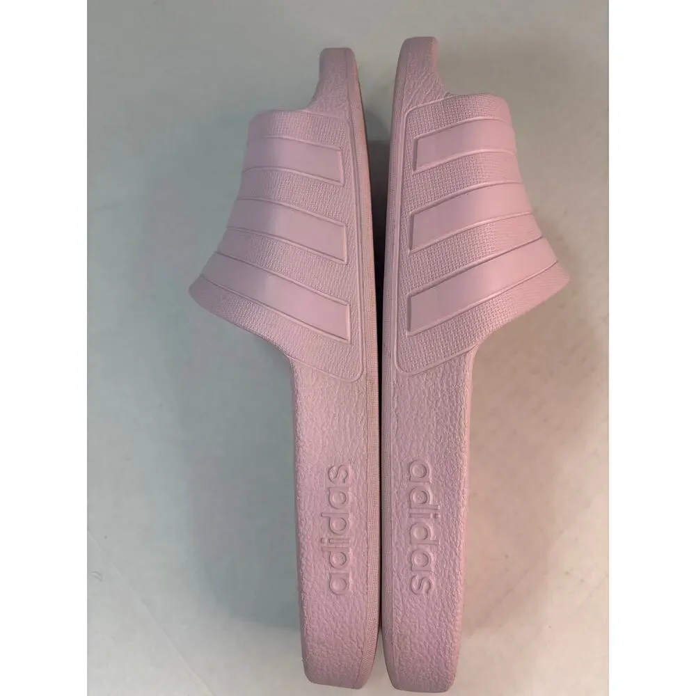 Adidas Women's Pink Adilette Comfort Slides - Size 9